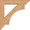 Ekena Millwork Westlake Traditional Smooth Bracket w/ Offset Brace, Western Red Cedar, 5 1/2"W x 26"D x 26"H BKT0604X26X26WTL01SWR - alternate 4